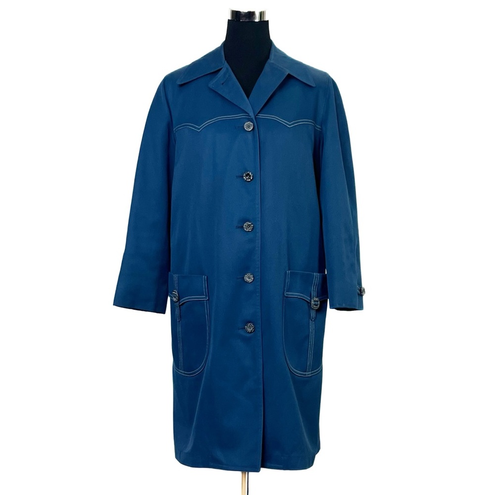 Vintage Misty Harbor Trench Coat Jacket Removable Wool Lining 10P Petite